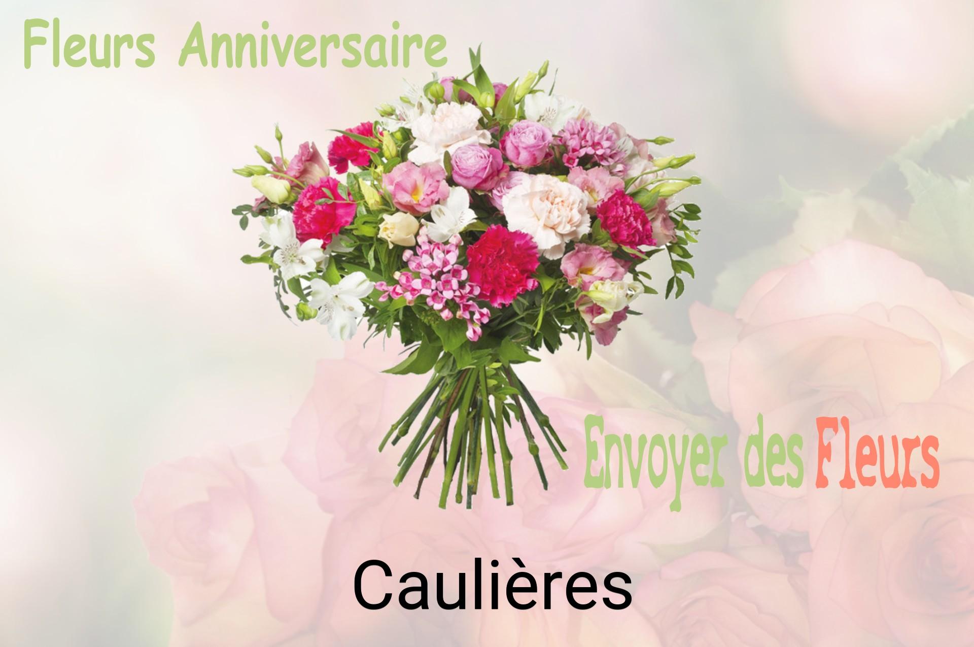 Bouquet de fleurs d’anniversaire livré à Caulières